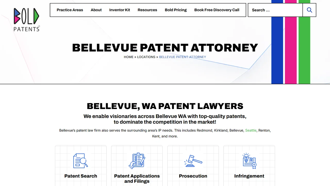Bold Patents Law Firm - Bellevue, WA office in Bellevue, Washington