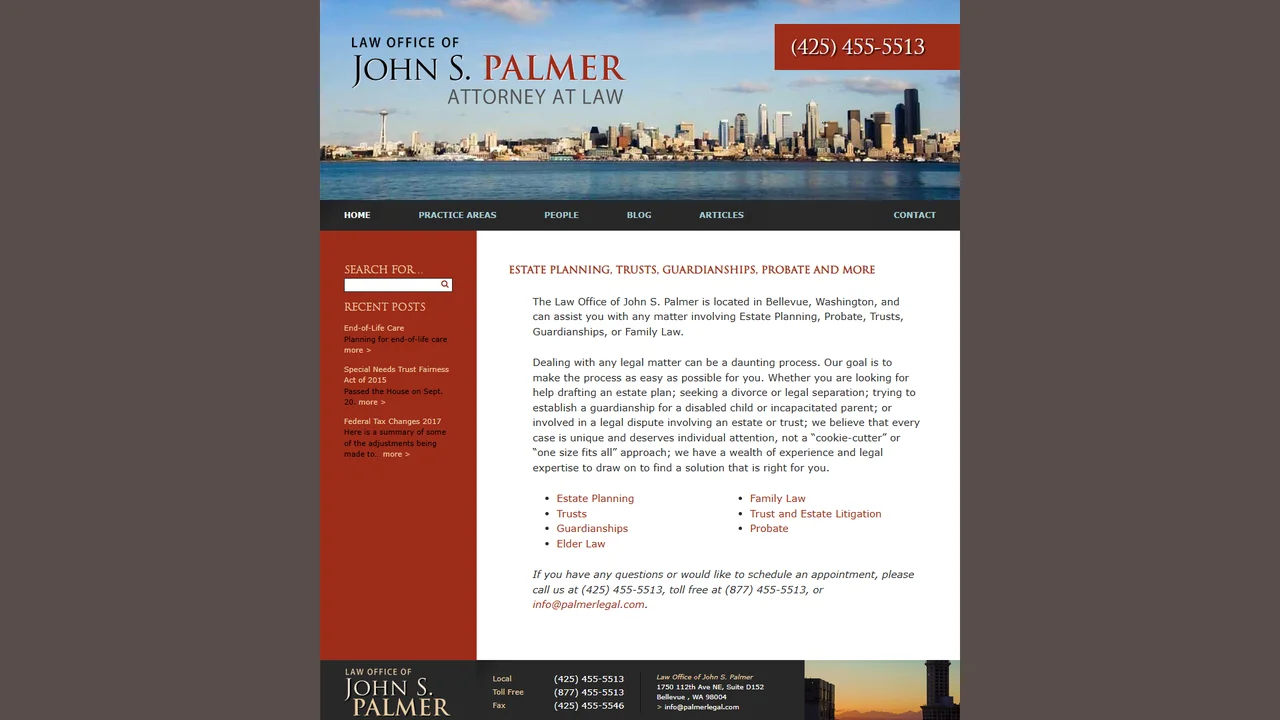 Law Office of John S. Palmer - Bellevue, WA office in Bellevue, Washington
