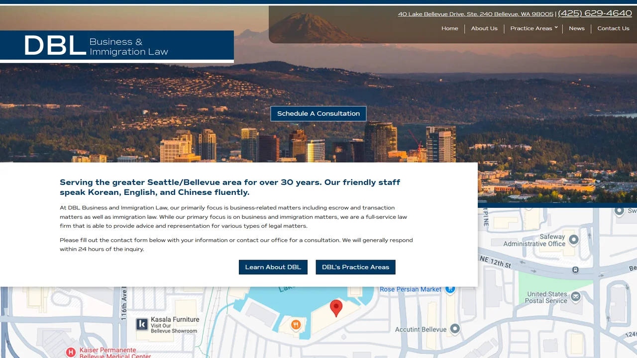 DBL Business & Immigration Law - Bellevue, WA office in Bellevue, Washington