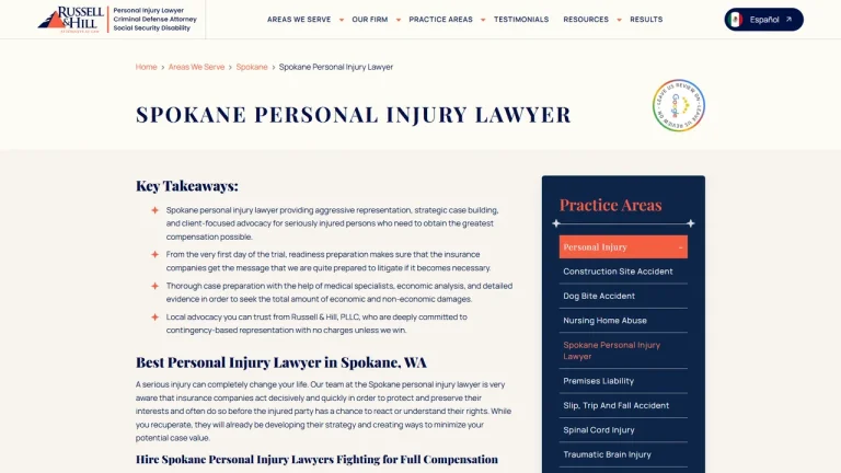 Russell & Hill - Injury & Accident Attorneys - Spokane, WA - Attorney in Spokane