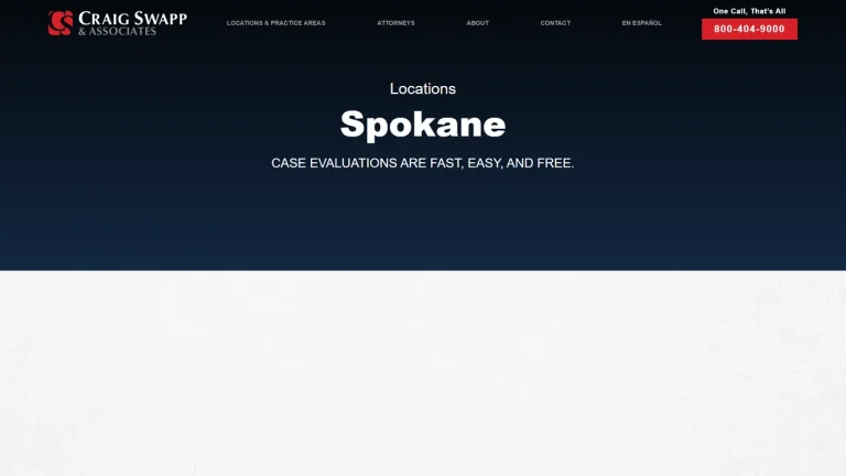 Craig Swapp & Associates - Spokane, WA - Attorney in Spokane