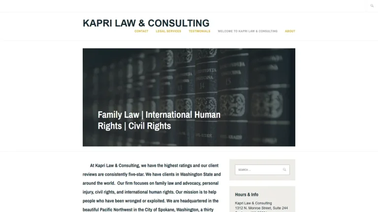 Kapri Law & Consulting - Spokane, WA - Attorney in Spokane