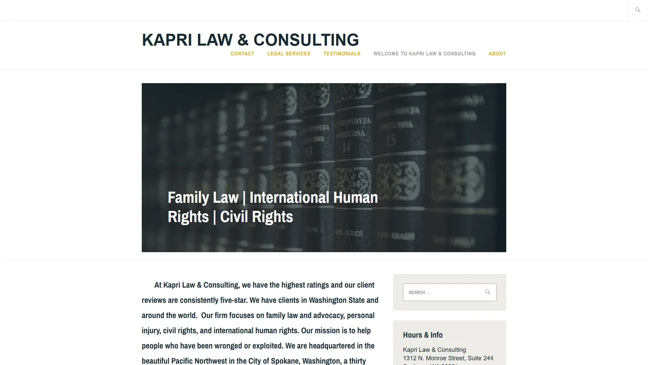 Kapri Law & Consulting - Spokane, WA office in Spokane, Washington