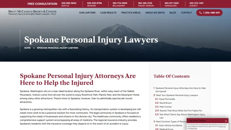 Brett McCandlis Brown & Conner PLLC - Spokane, WA - Attorney in Spokane