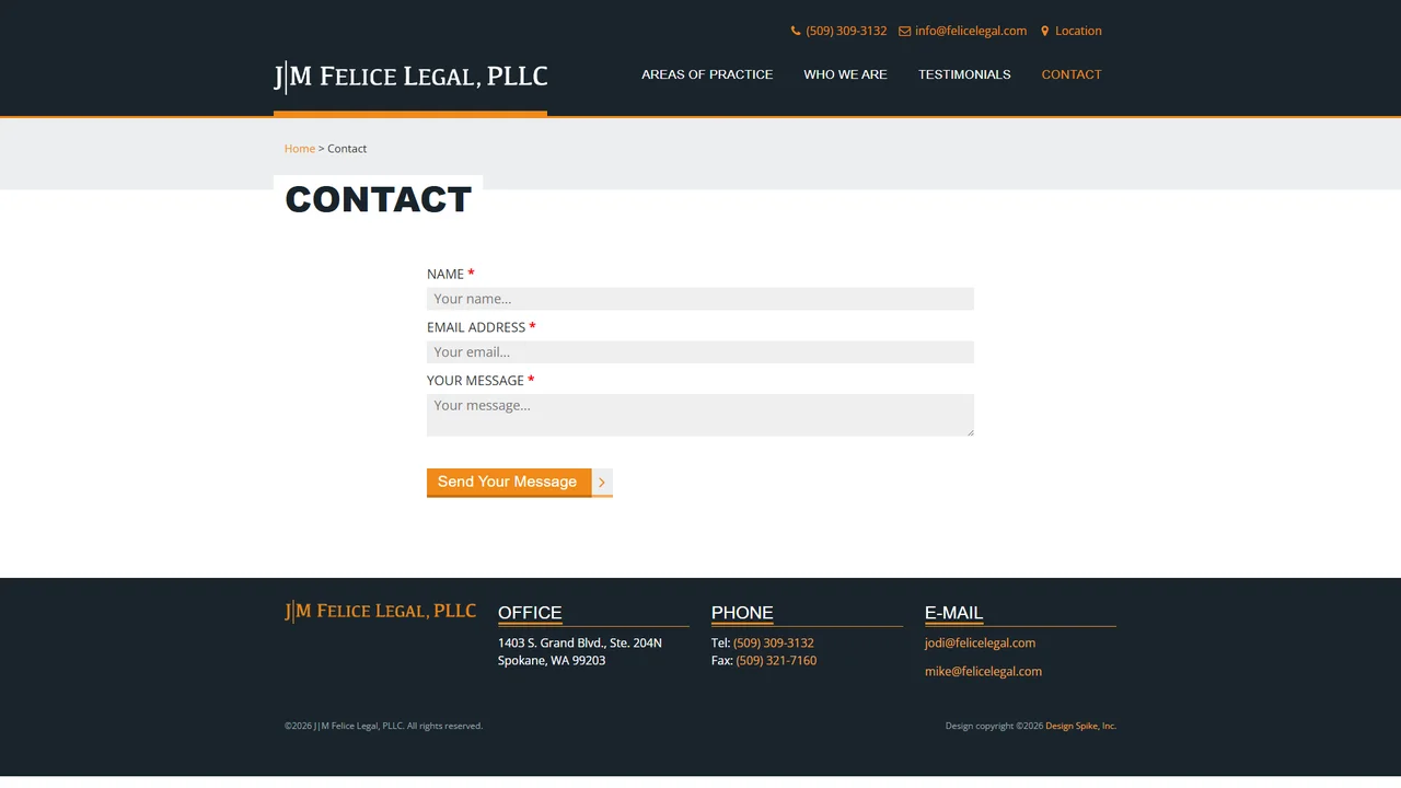 J|M Felice Legal, PLLC (Felice Legal) - Spokane, WA office in Spokane, Washington