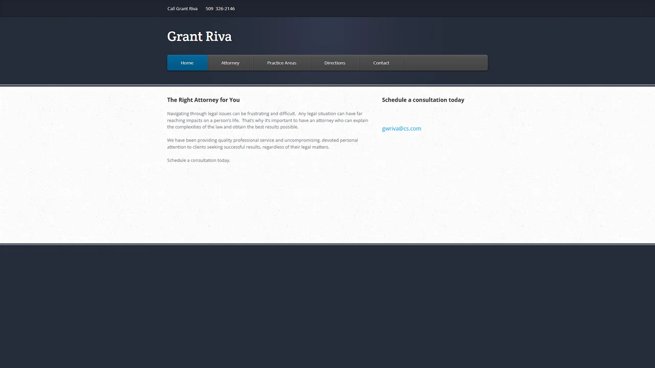 Grant W. Riva, Attorney at Law - Spokane, WA office in Spokane, Washington