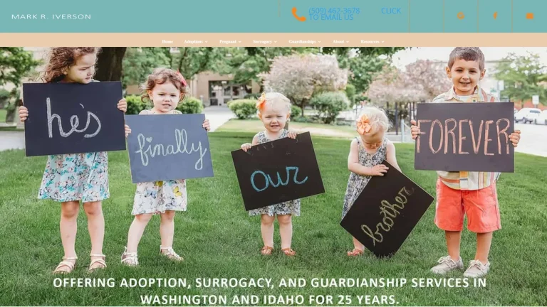 Adoption and Surrogacy Services, Mark R. Iverson, P.S. - Spokane, WA - Attorney in Spokane