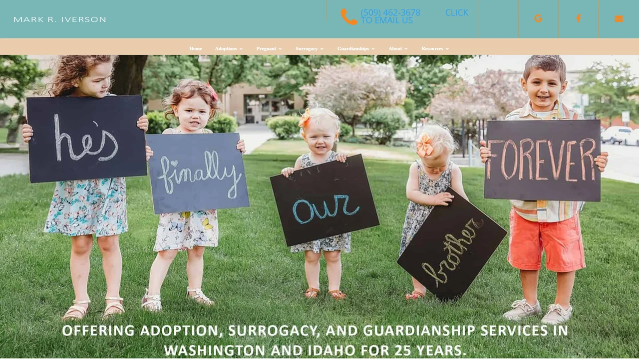 Adoption and Surrogacy Services, Mark R. Iverson, P.S. - Spokane, WA office in Spokane, Washington