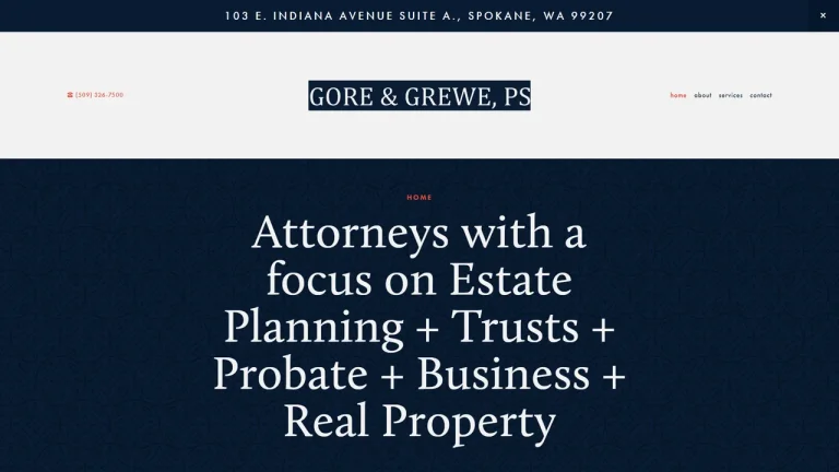 Gore & Grewe, P.S. - Spokane, WA - Attorney in Spokane