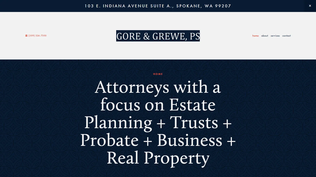 Gore & Grewe, P.S. - Spokane, WA office in Spokane, Washington