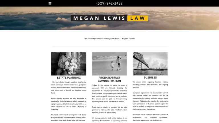 Megan Lewis Law, PLLC - Spokane, WA - Attorney in Spokane