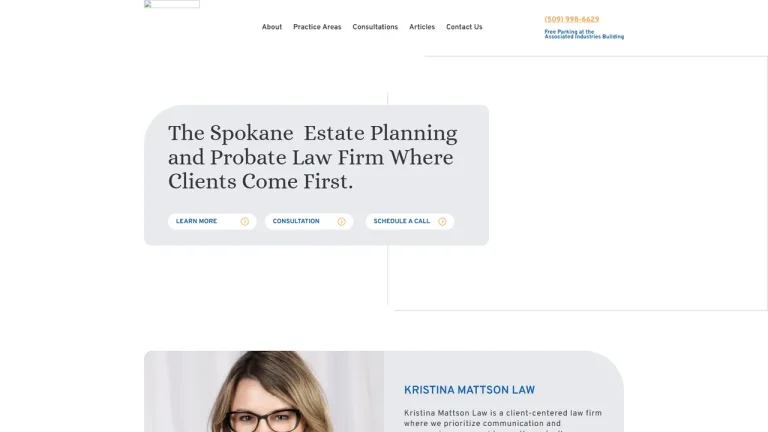 Kristina Mattson Law - Spokane, WA - Attorney in Spokane