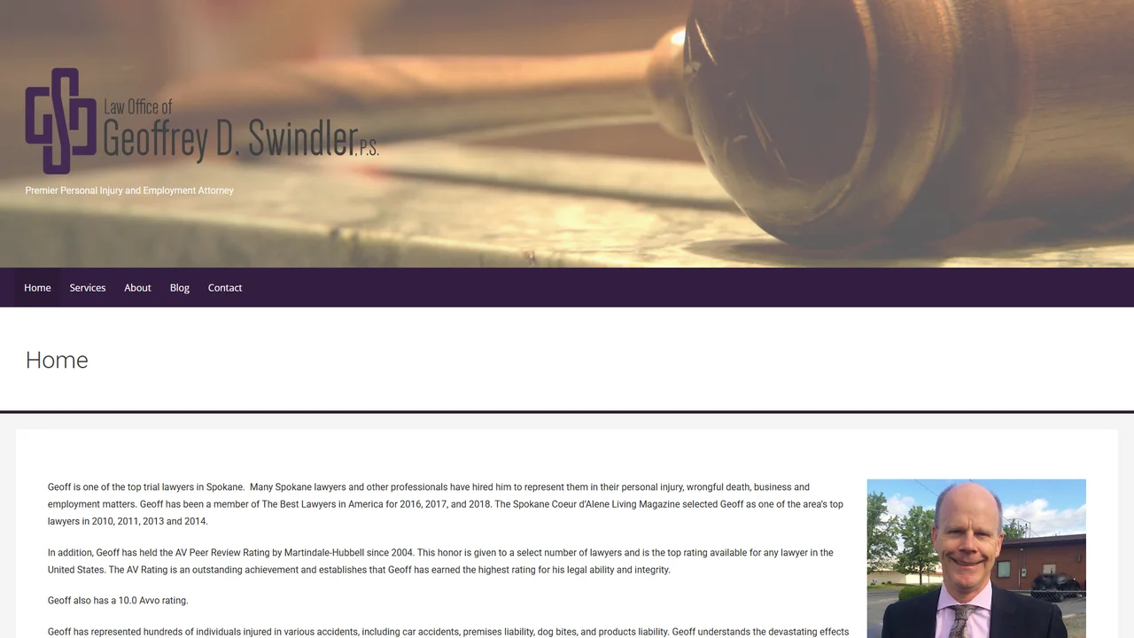 Geoffrey D Swindler Law Office - Spokane, WA office in Spokane, Washington