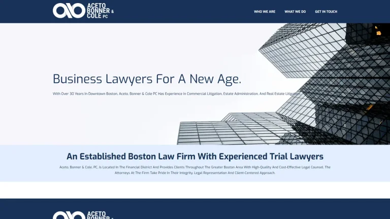 Aceto, Bonner & Cole, PC - Boston, MA - Attorney in Boston