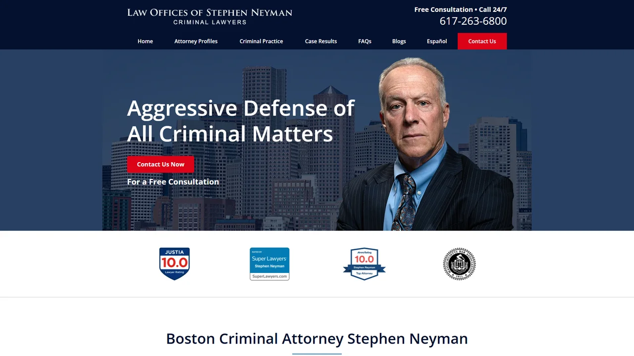 Law Offices of Stephen Neyman Criminal Lawyers - Boston, MA office in Boston, Massachusetts