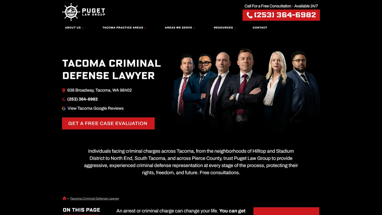 Puget Law Group - Tacoma, WA office in Tacoma, Washington