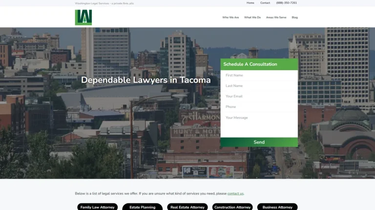 Washington Legal Services PLLC - Tacoma, WA - Attorney in Tacoma