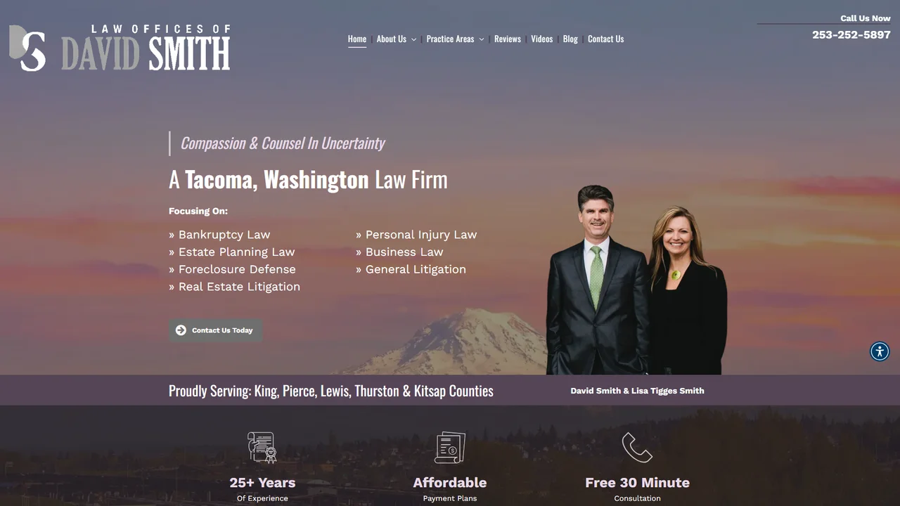 Law Offices Of David Smith - Tacoma, WA office in Tacoma, Washington
