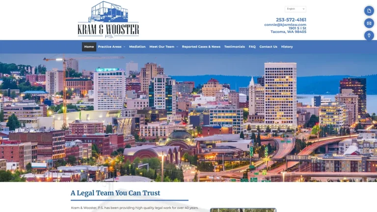 Kram & Wooster, P.S. - Tacoma, WA - Attorney in Tacoma