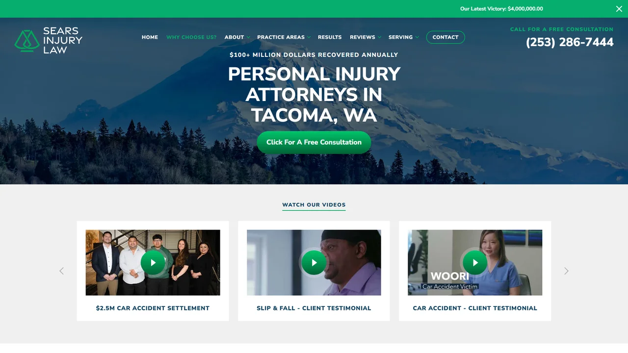Sears Injury Law, PLLC - Tacoma, WA office in Tacoma, Washington