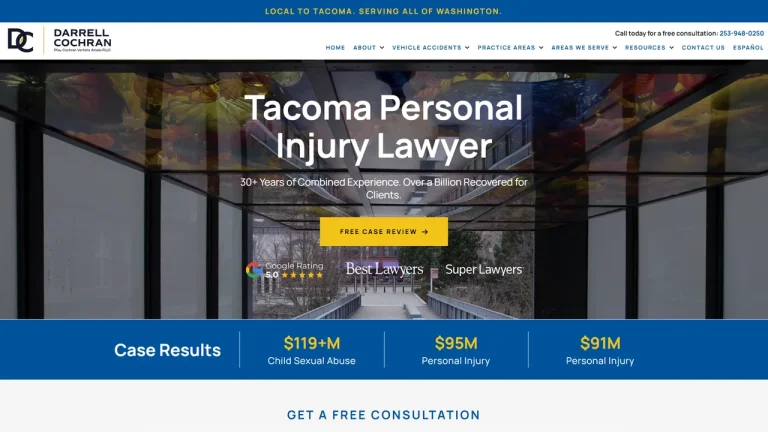 Darrell Cochran Personal Injury Lawyer Tacoma - Tacoma, WA - Attorney in Tacoma