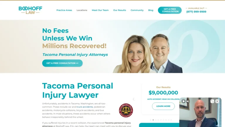 Boohoff Law, P.A. - Auto Accident Lawyers - Tacoma, WA - Attorney in Tacoma