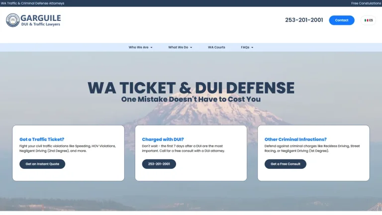 Garguile DUI & Traffic Lawyers - Tacoma, WA - Attorney in Tacoma