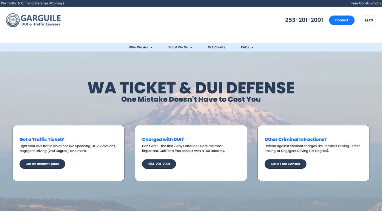 Garguile DUI & Traffic Lawyers - Tacoma, WA office in Tacoma, Washington