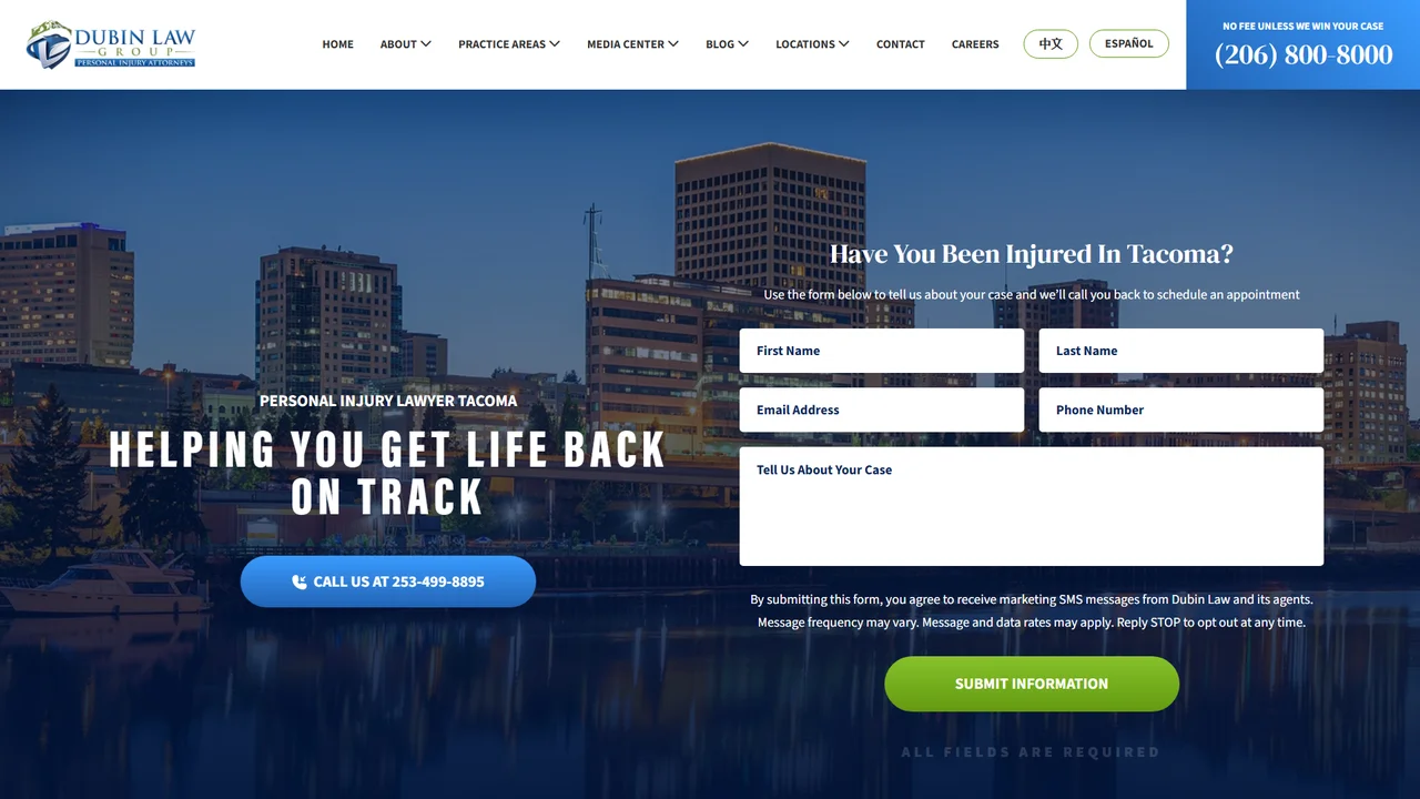 Dubin Law Group - Personal Injury Attorneys - Tacoma, WA office in Tacoma, Washington