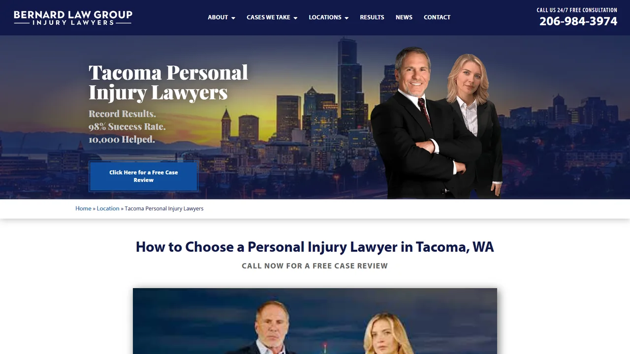 Bernard Law Group - Tacoma, WA office in Tacoma, Washington