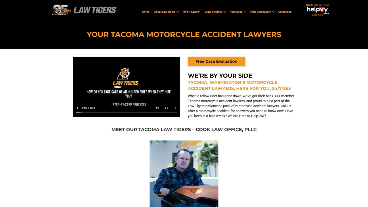 Law Tigers Motorcycle Lawyers - Tacoma, WA office in Tacoma, Washington