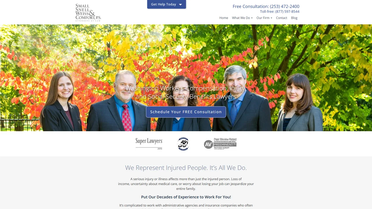 Small Snell Weiss & Comfort, P.S. - Tacoma, WA office in Tacoma, Washington