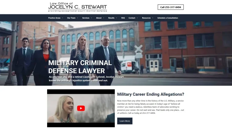 Law Office of Jocelyn C. Stewart - UCMJ Defender - Tacoma, WA - Attorney in Tacoma