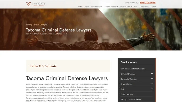 Vindicate Criminal Law Group - Tacoma, WA - Attorney in Tacoma