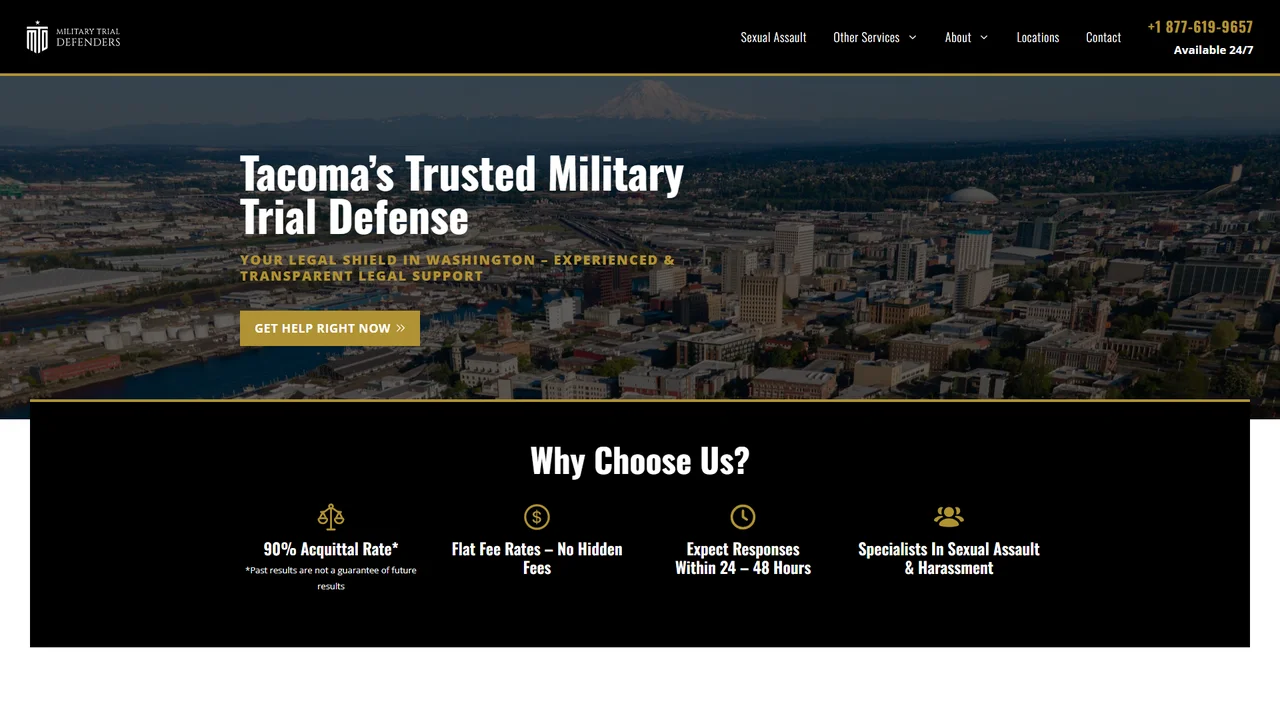 Military Trial Defenders - Tacoma, WA office in Tacoma, Washington