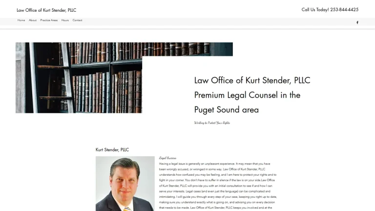 Law Office of Kurt Stender, PLLC - Tacoma, WA - Attorney in Tacoma