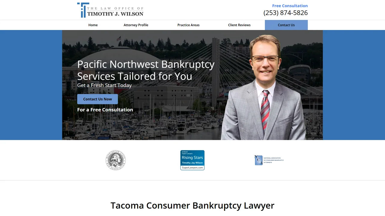 Law Office of Timothy J Wilson - Tacoma, WA office in Tacoma, Washington