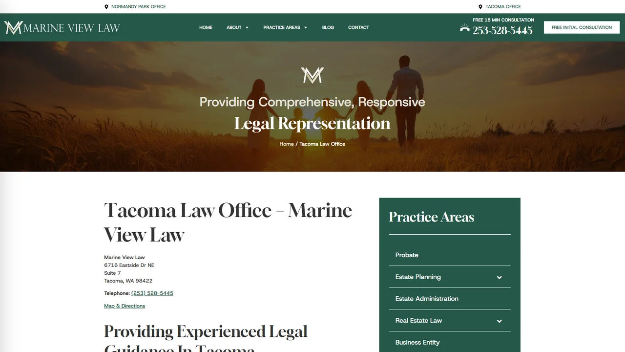 Marine View Law - Tacoma, WA office in Tacoma, Washington