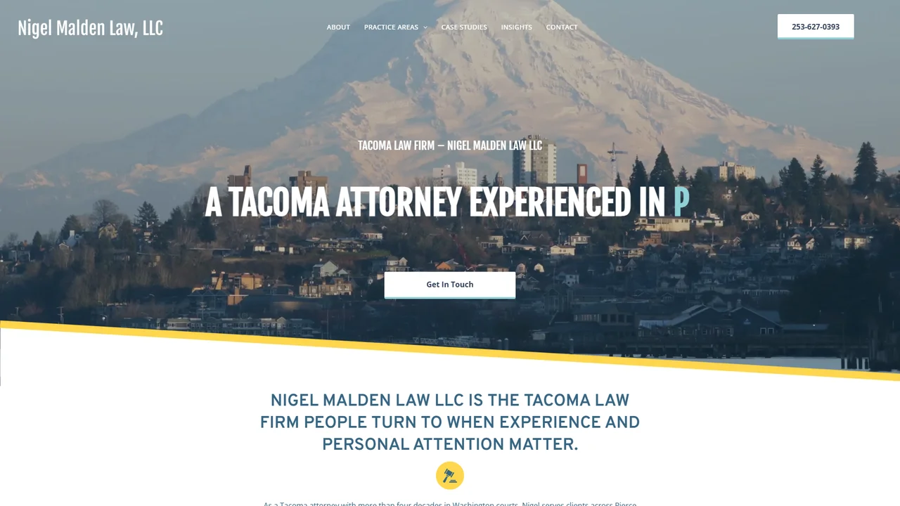 Nigel Malden Law, PLLC - Tacoma, WA office in Tacoma, Washington