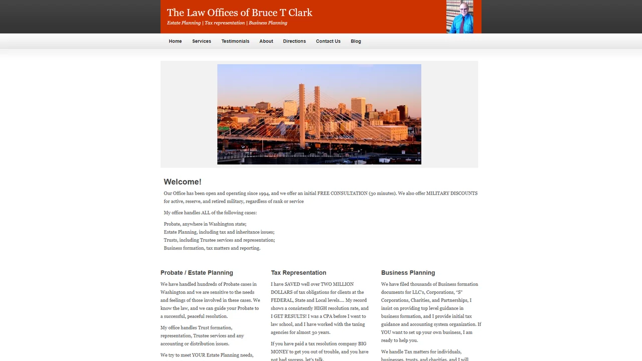 Law Offices of Bruce T. Clark, L.L.C. - Tacoma, WA office in Tacoma, Washington