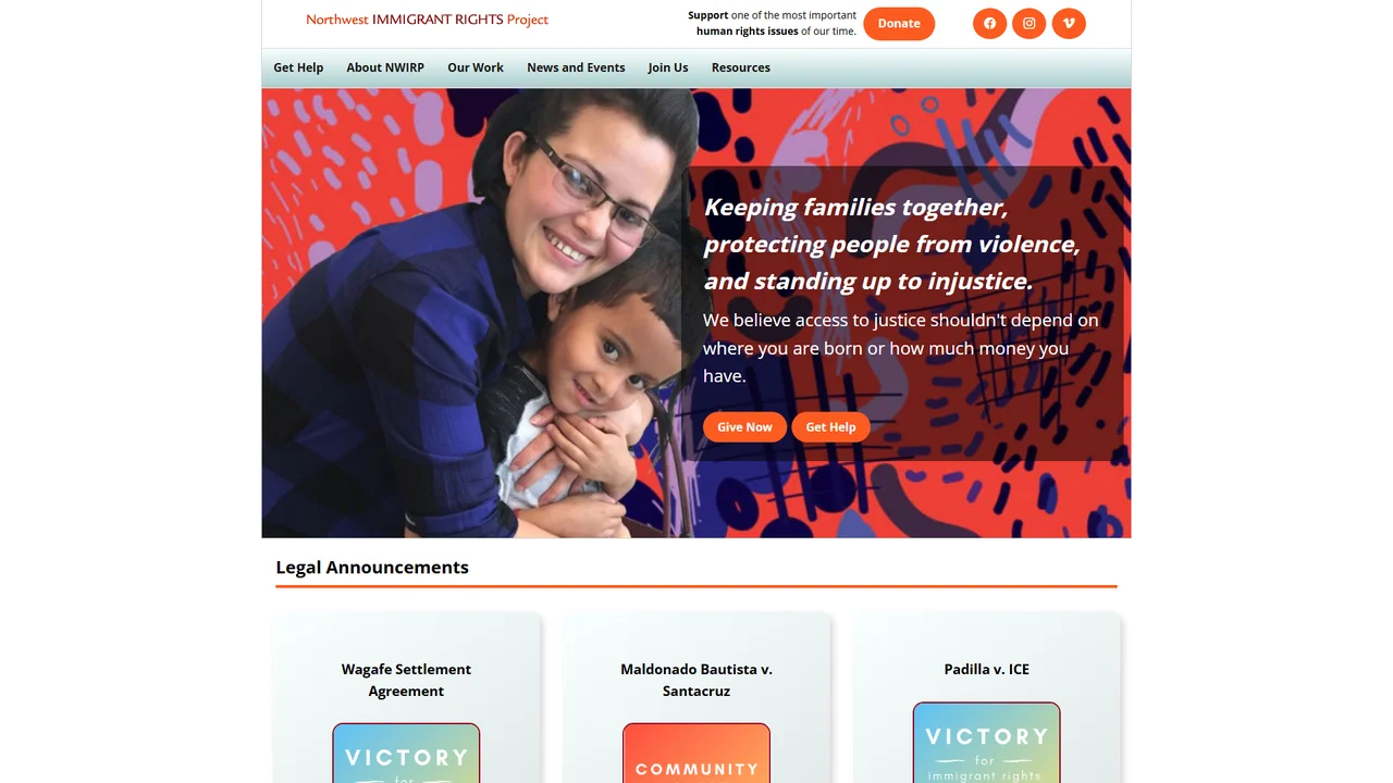Northwest Immigrant Rights Project - Tacoma, WA office in Tacoma, Washington