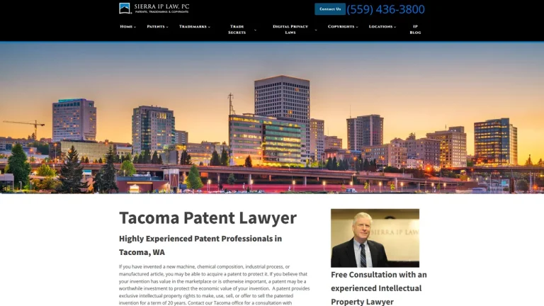 Sierra IP Law, PC - Patents, Trademarks & Copyrights - Tacoma, WA - Attorney in Tacoma