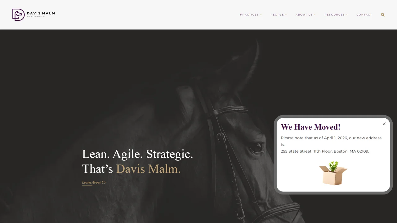 Davis, Malm & D'Agostine, P.C. - Boston, MA office in Boston, Massachusetts