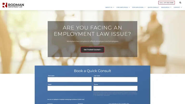 Rodman Employment Law - Boston, MA - Attorney in Boston