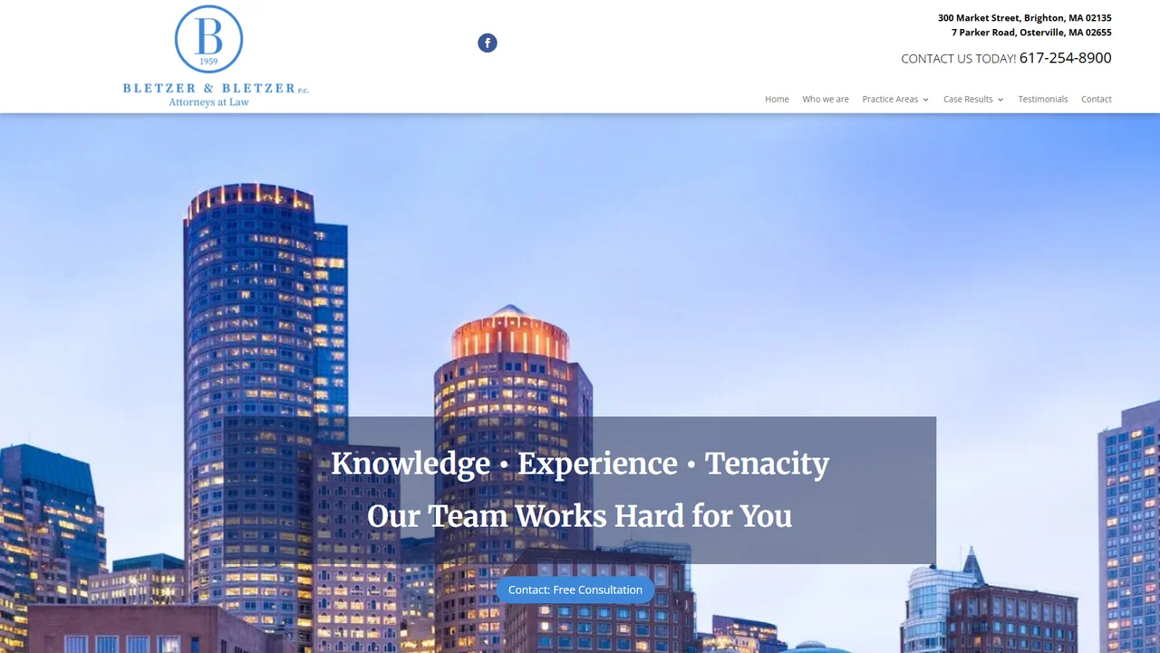 Bletzer & Bletzer, P.C. - Boston, MA office in Boston, Massachusetts