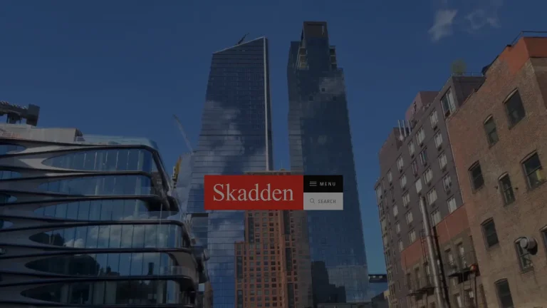 Skadden, Arps, Slate, Meagher & Flom LLP - Boston, MA - Attorney in Boston