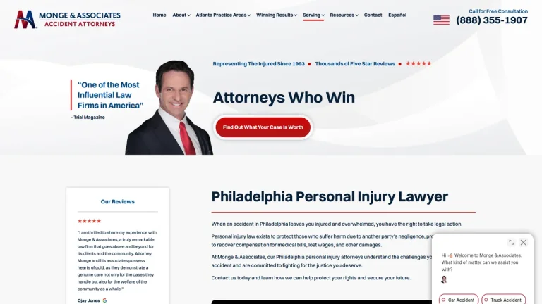 Monge & Associates Injury and Accident Attorneys - Philadelphia, PA - Attorney in Philadelphia