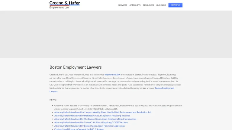 Greene and Hafer LLC - Boston, MA - Attorney in Boston