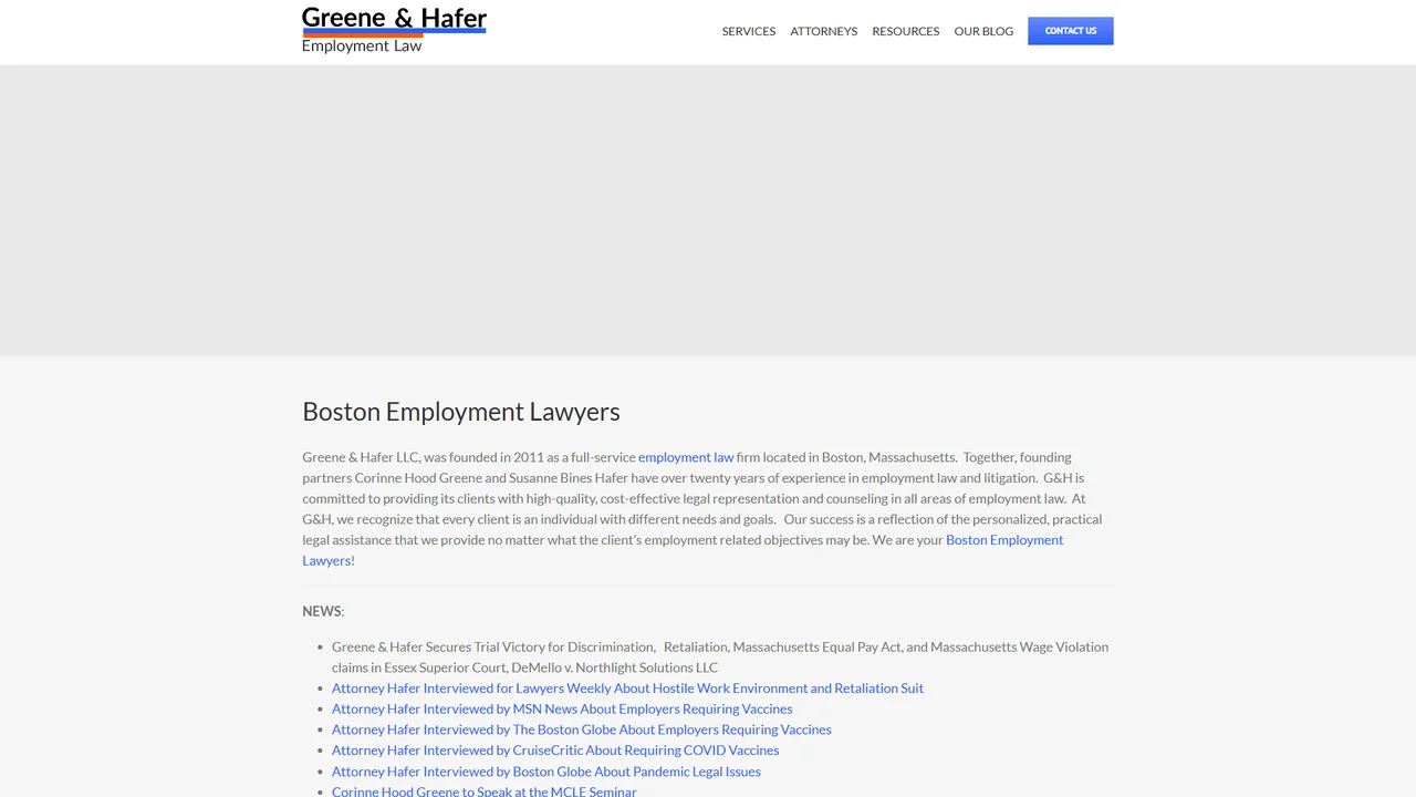 Greene and Hafer LLC - Boston, MA office in Boston, Massachusetts