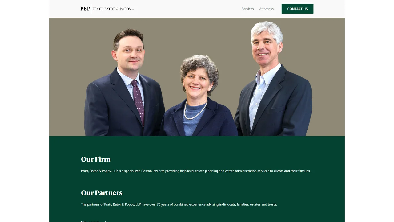 Pratt, Bator & Popov, LLP - Boston, MA office in Boston, Massachusetts